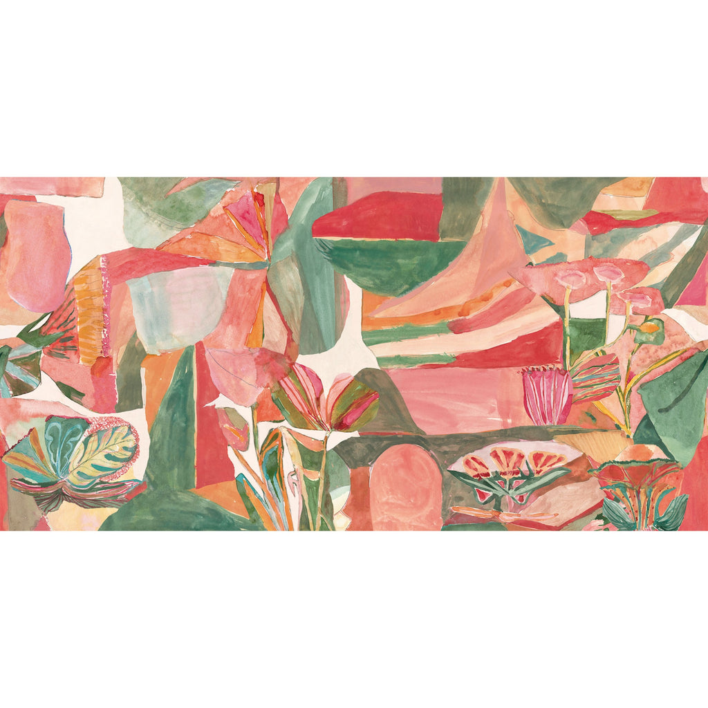 Casamance fotobehang Exploration Jardin Dansé 71590304 blush multicolore