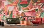 Casamance fotobehang Exploration Jardin Dansé 71590304 in interieur