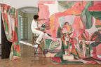 Casamance fotobehang Exploration Jardin Dansé 71590304 in interieur