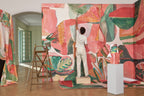 Casamance fotobehang Exploration Jardin Dansé 71590304 in interieur