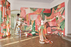 Casamance fotobehang Exploration Jardin Dansé 71590304 in interieur