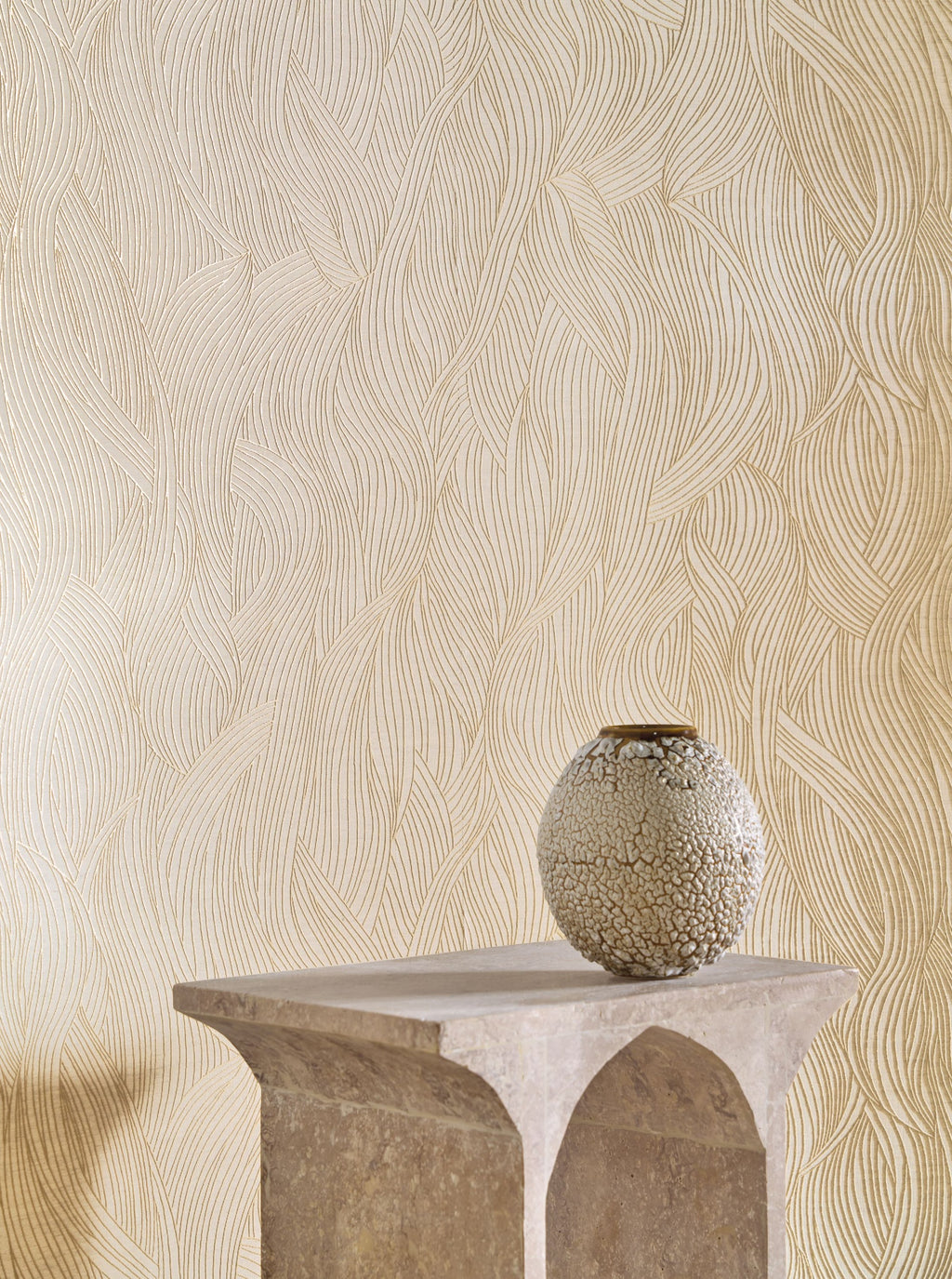 Casamance behang Linessence 2 Alaris 71620100 detail