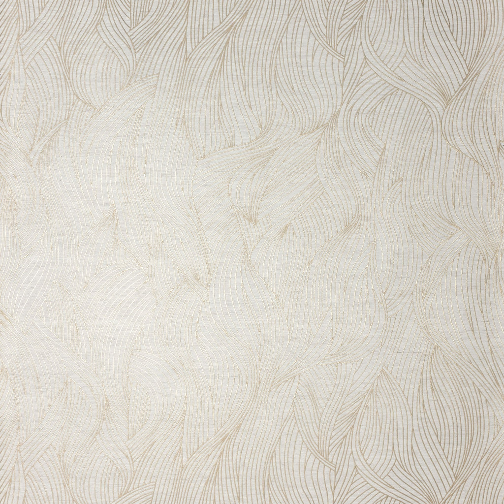 Casamance behang Linessence 2 Alaris 71620100 crème platine