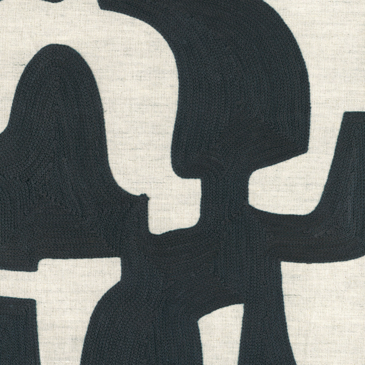 Casamance behang Linessence 2 Monodie 71630470 anthracite craie