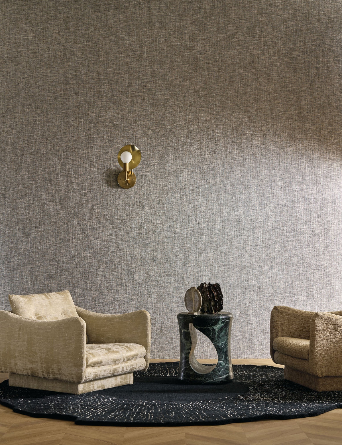 Casamance behang Sensation Serenite 71640471 in interieur
