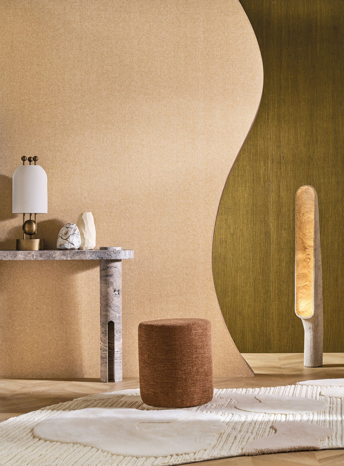 Casamance behang Linessence 2 Lincotea 71650122 in interieur