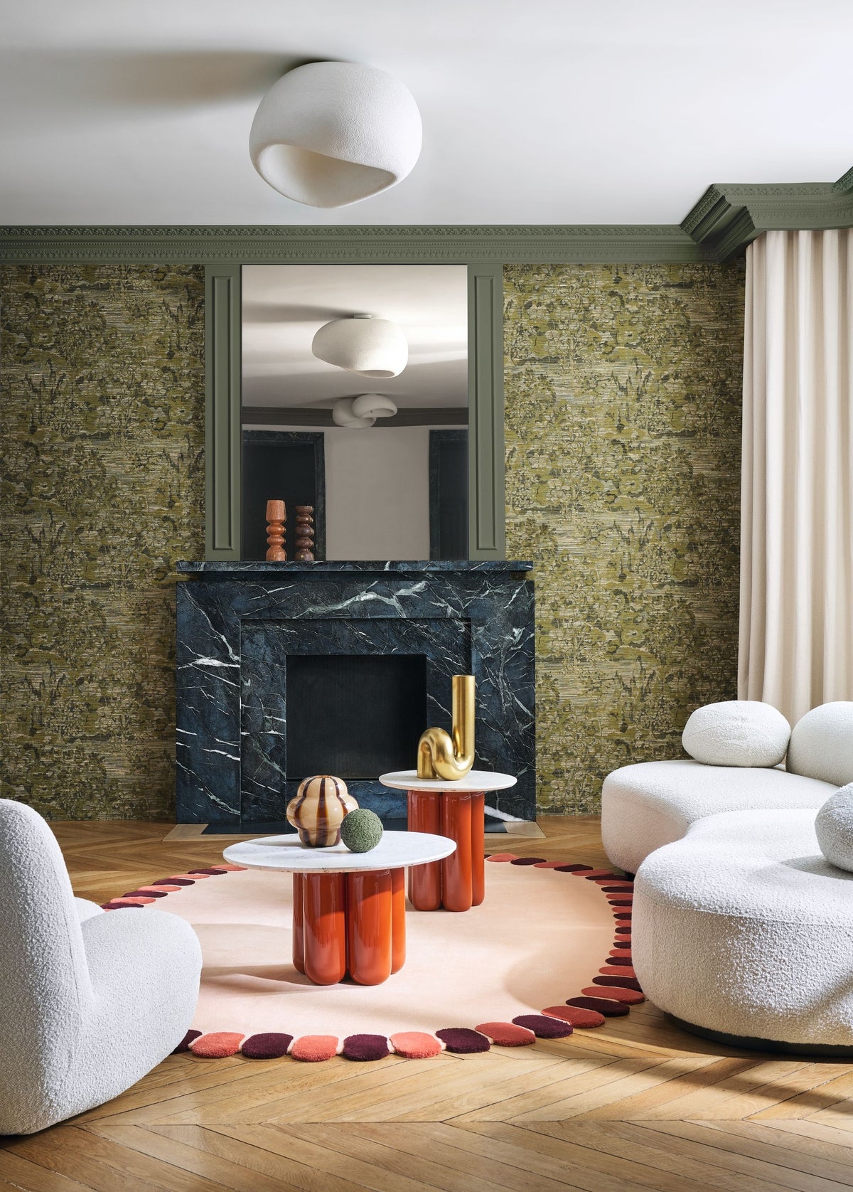 Casamance behang Manufactura Verdure 71700355 in interieur