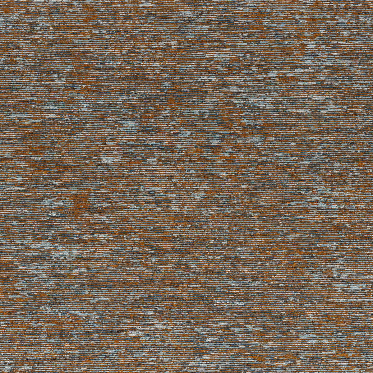 Casamance behang Manufactura Artois 71730663 orange bleu (staal)