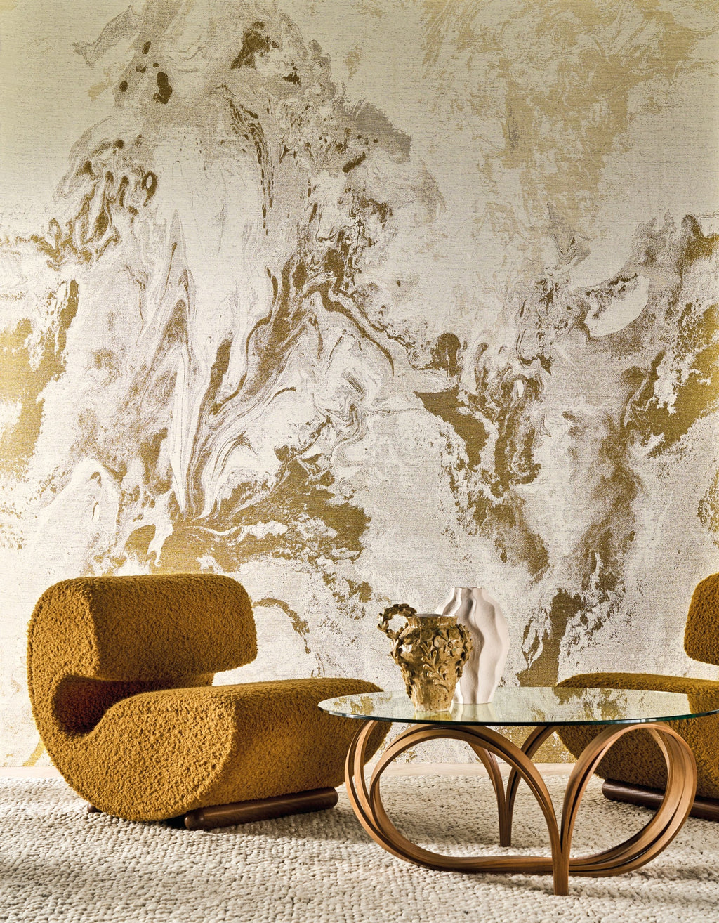 Casamance fotobehang Exploration Carrara 71790312 in interieur