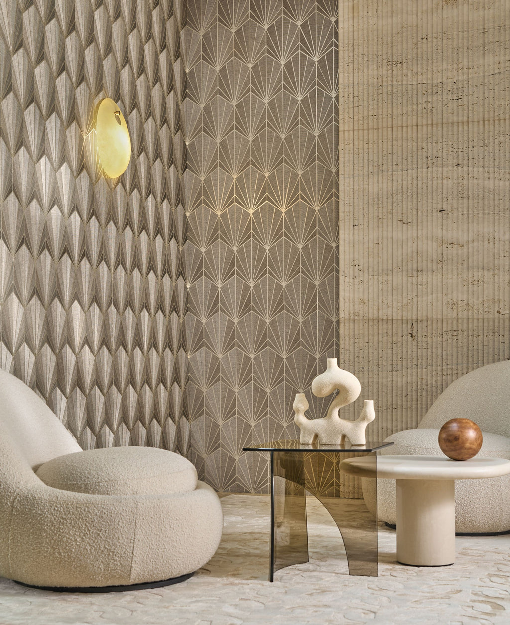 Casamance behang Traversée Majesté 71818734 in interieur