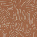 Casamance behang Tramis Silvara 71840439 orange terreux naturel (staal)