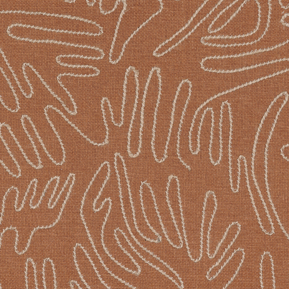 Casamance behang Tramis Silvara 71840439 orange terreux naturel