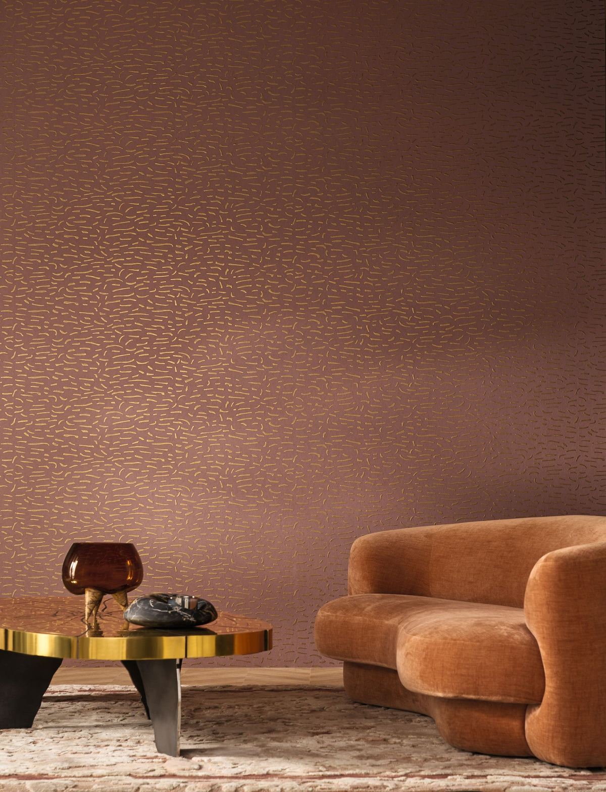 Casamance behang Impulsion Luméis 71900411 in interieur