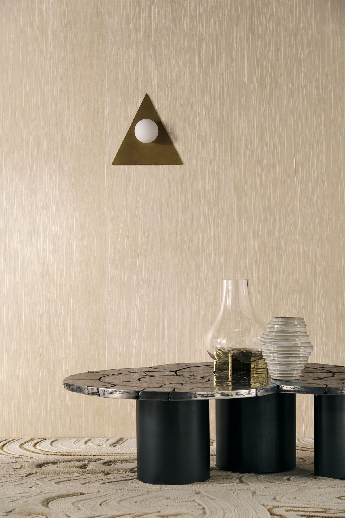 Casamance behang Impulsion Rai 71910431 in interieur