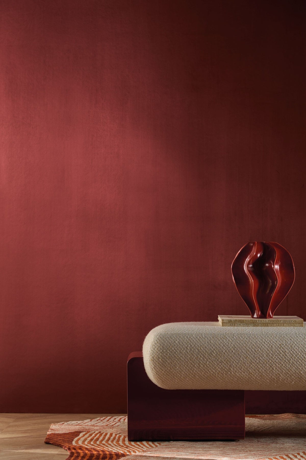 Casamance behang Odeon Tannage 71970789 in interieur