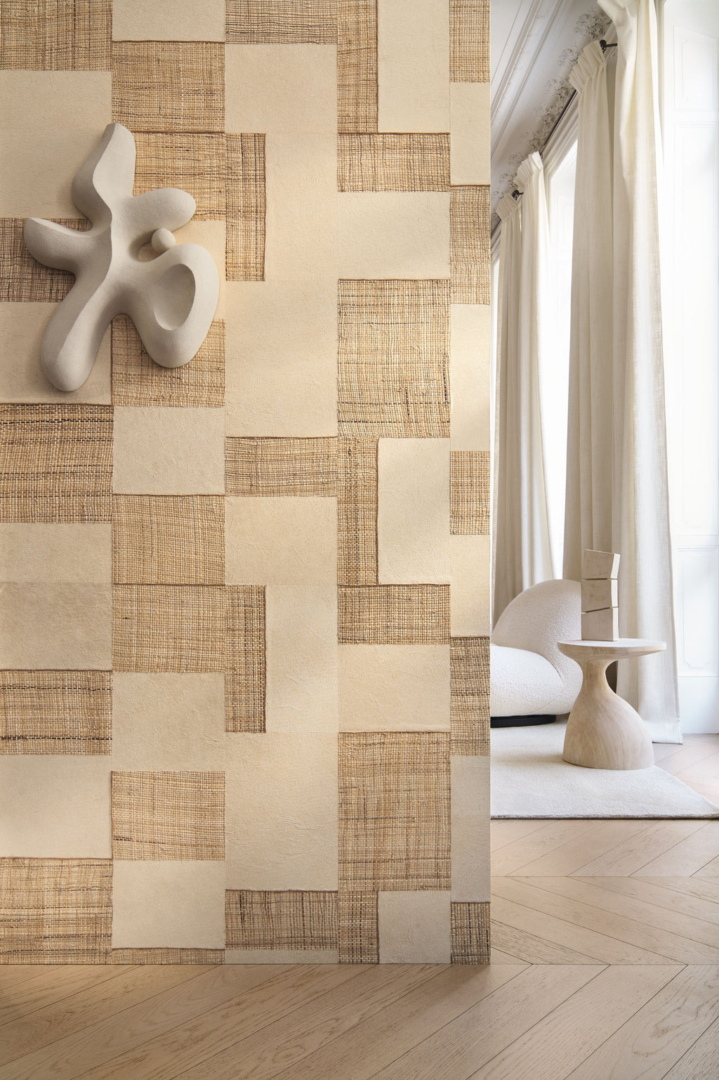 Casamance behang Midori Takumi 72450110 in interieur