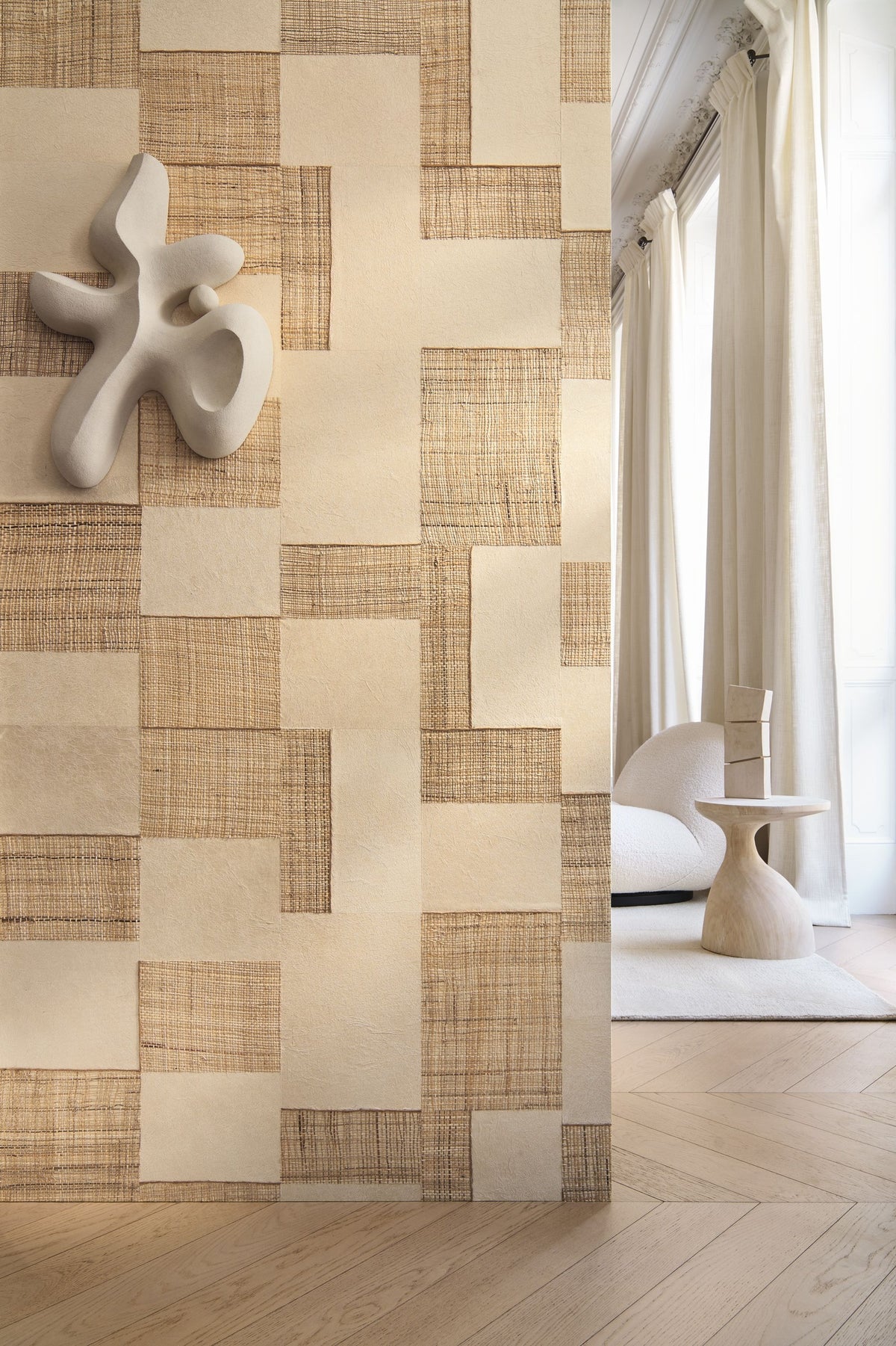 Casamance behang Midori Takumi 72450110 in interieur