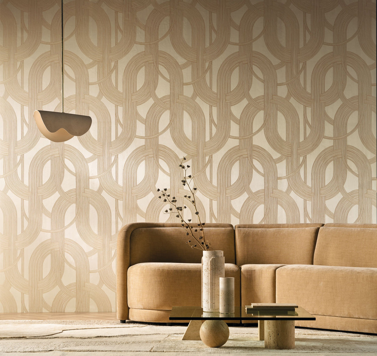 Casamance behang Odeon 72720055 in interieur