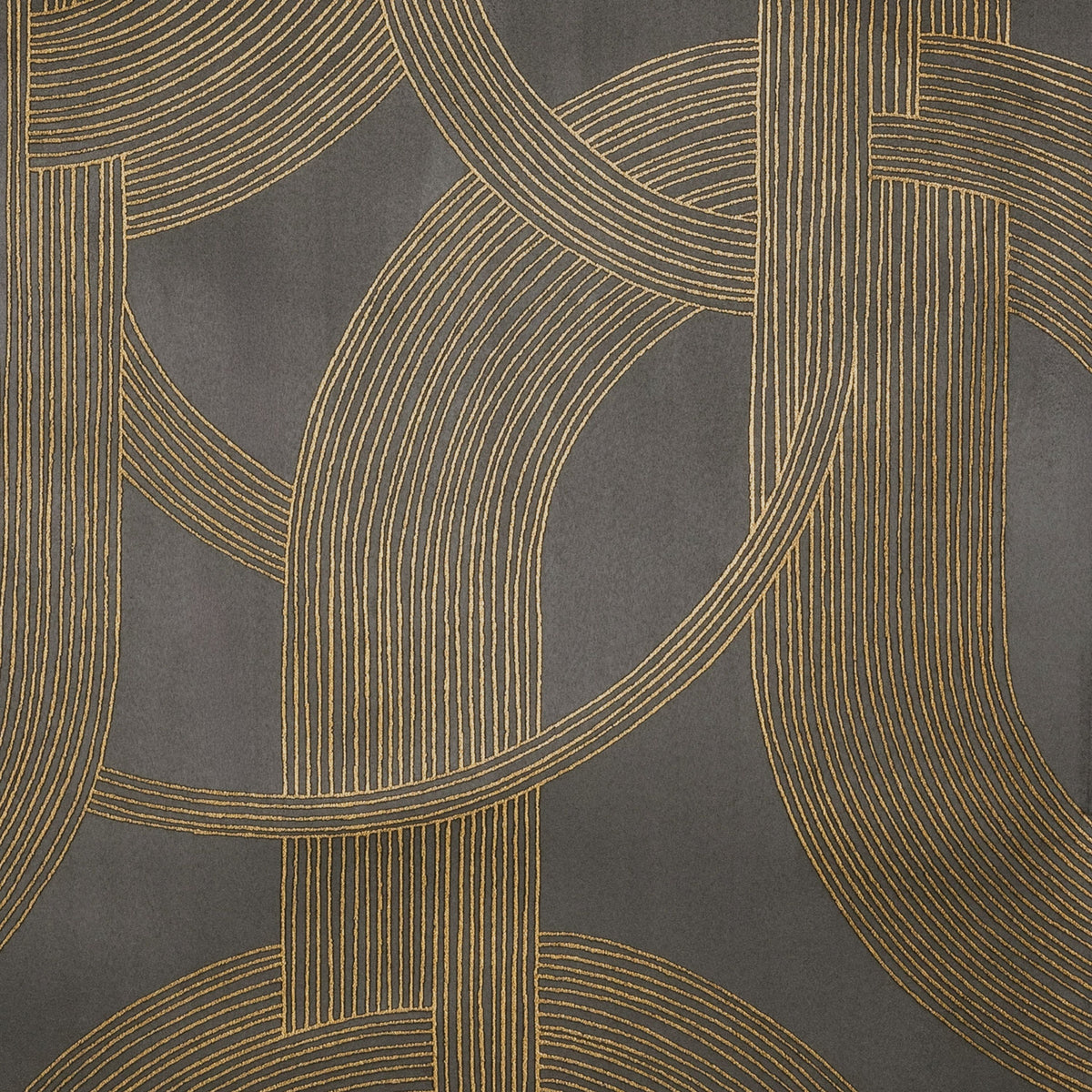 Casamance behang Odeon 72720377 anthracite doré