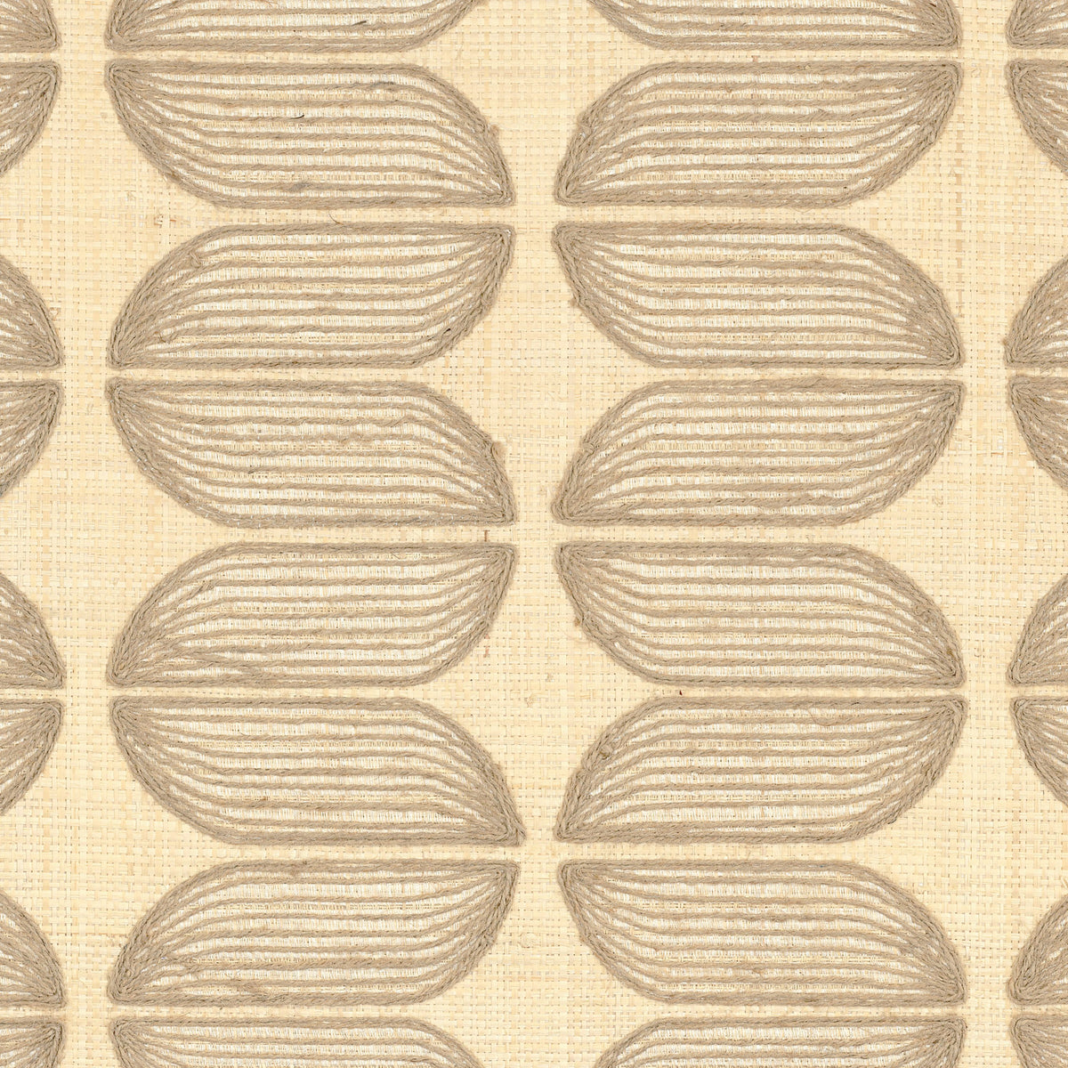 Casamance behang Taormina Isola 72970202 naturel foncé (staal)