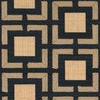 Casamance behang Taormina Biancavilla 73060314 noir sable