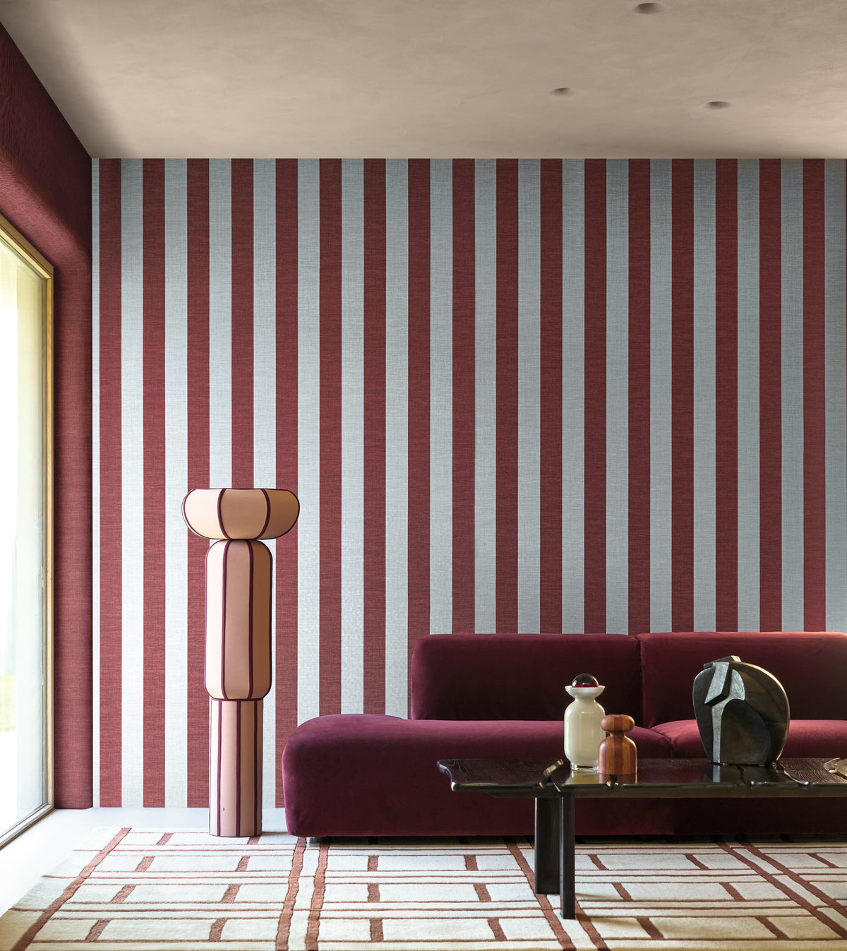 Casamance behang Le Lin 3 Shinok 73810100 in interieur