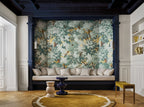 Casamance fotobehang Panoramas Les Intemporels Broceliande 73931018 in interieur