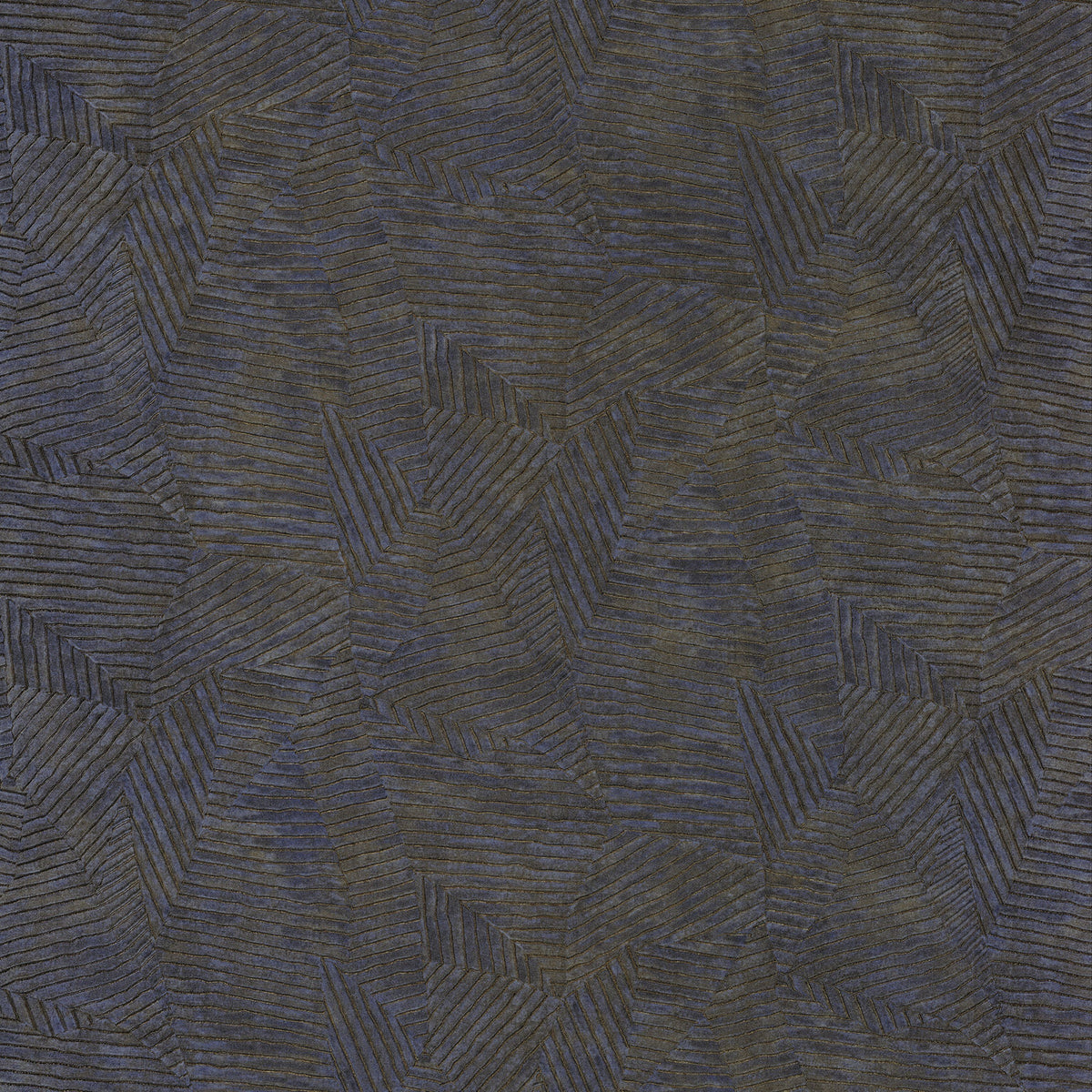 Casamance behang Textures Végétales Soroa 74090772 marine (staal)