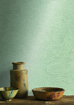 Casamance behang Textures Végétales Soroa 74090976 in interieur