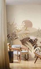 Casamance fotobehang Panoramas Les Intemporels Neloe 74301936 in interieur
