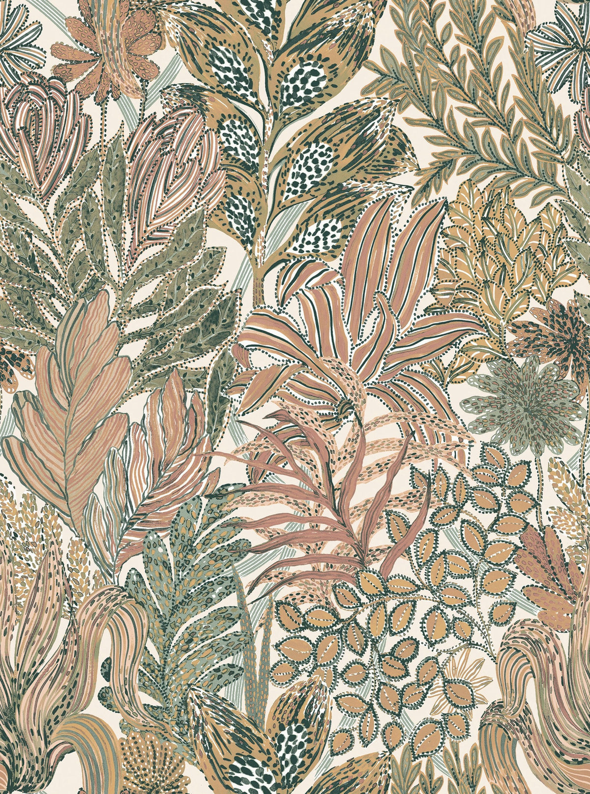 Casamance behang Jardin Félicia Borromee 74320630 ivoire blush (staal)