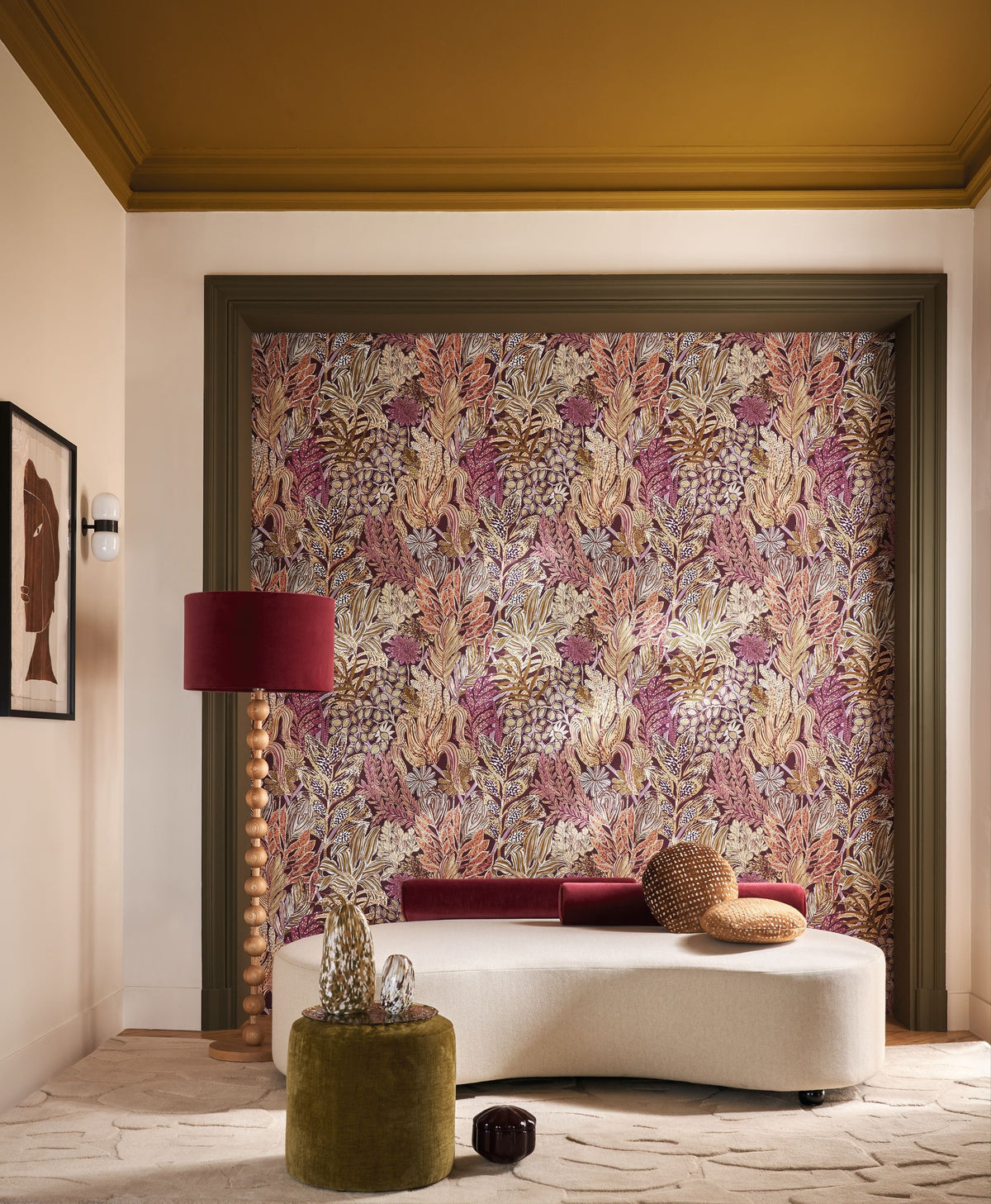 Casamance behang Jardin Félicia Borromee 74321038 in interieur