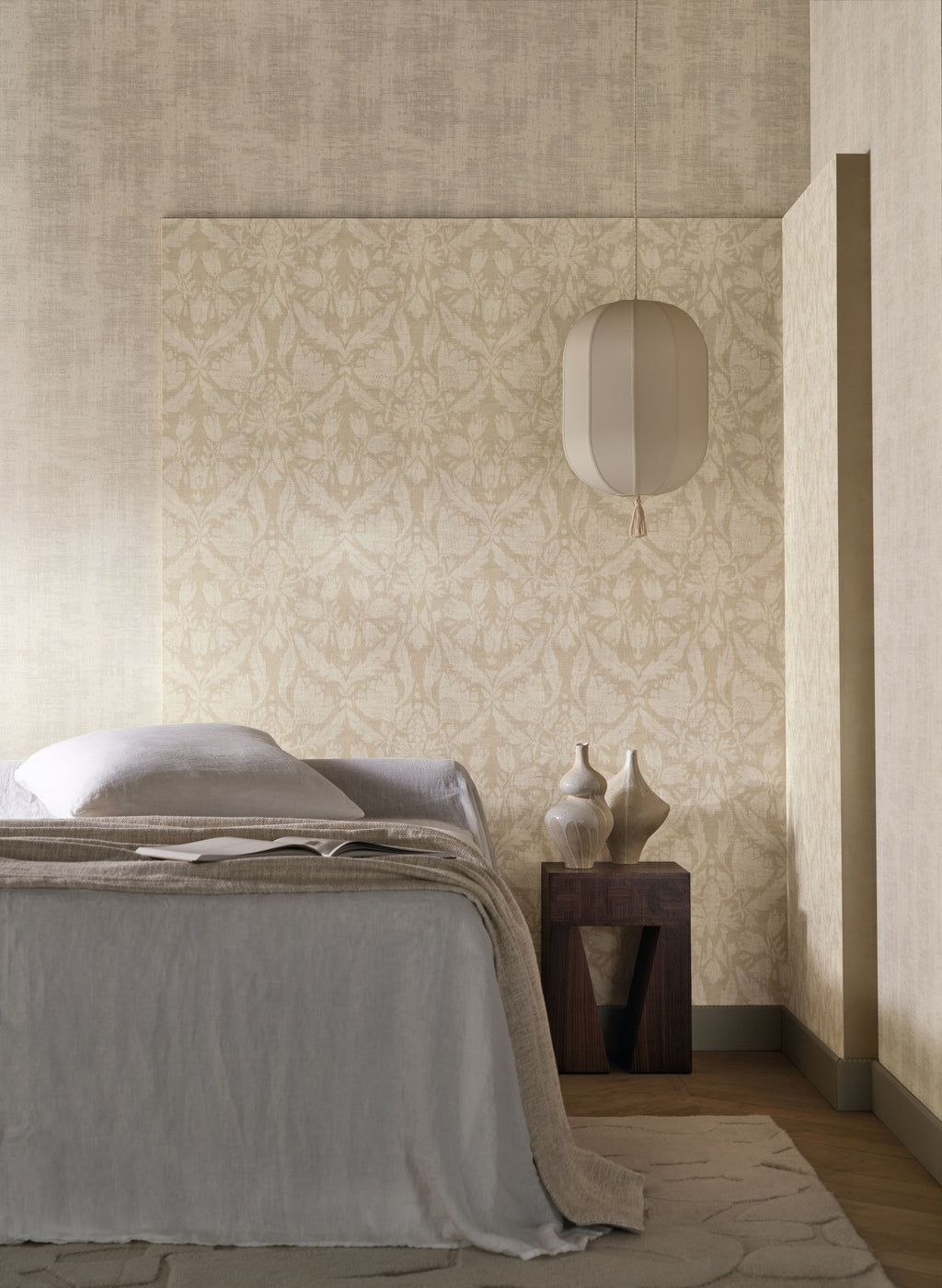 Casamance behang Le Velours 2 Johara 74394860 in interieur