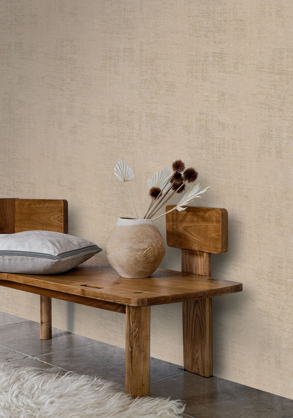 Casamance behang Le Velours 2 Johara 74395064 in interieur