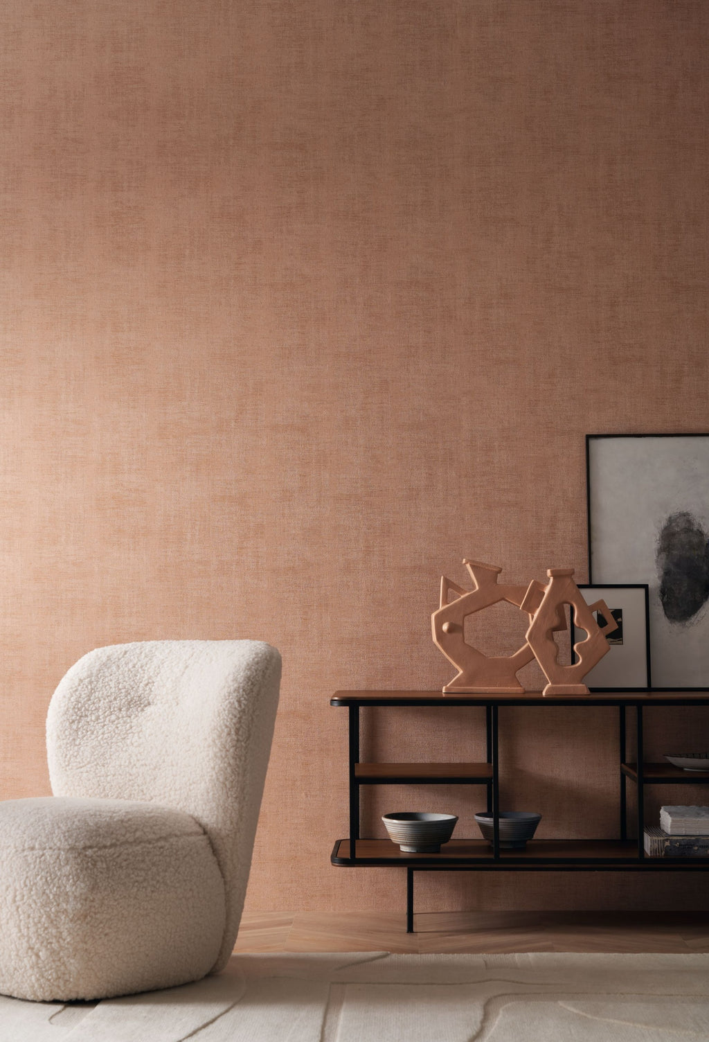 Casamance behang Le Velours 3 Johara 74396696 in interieur