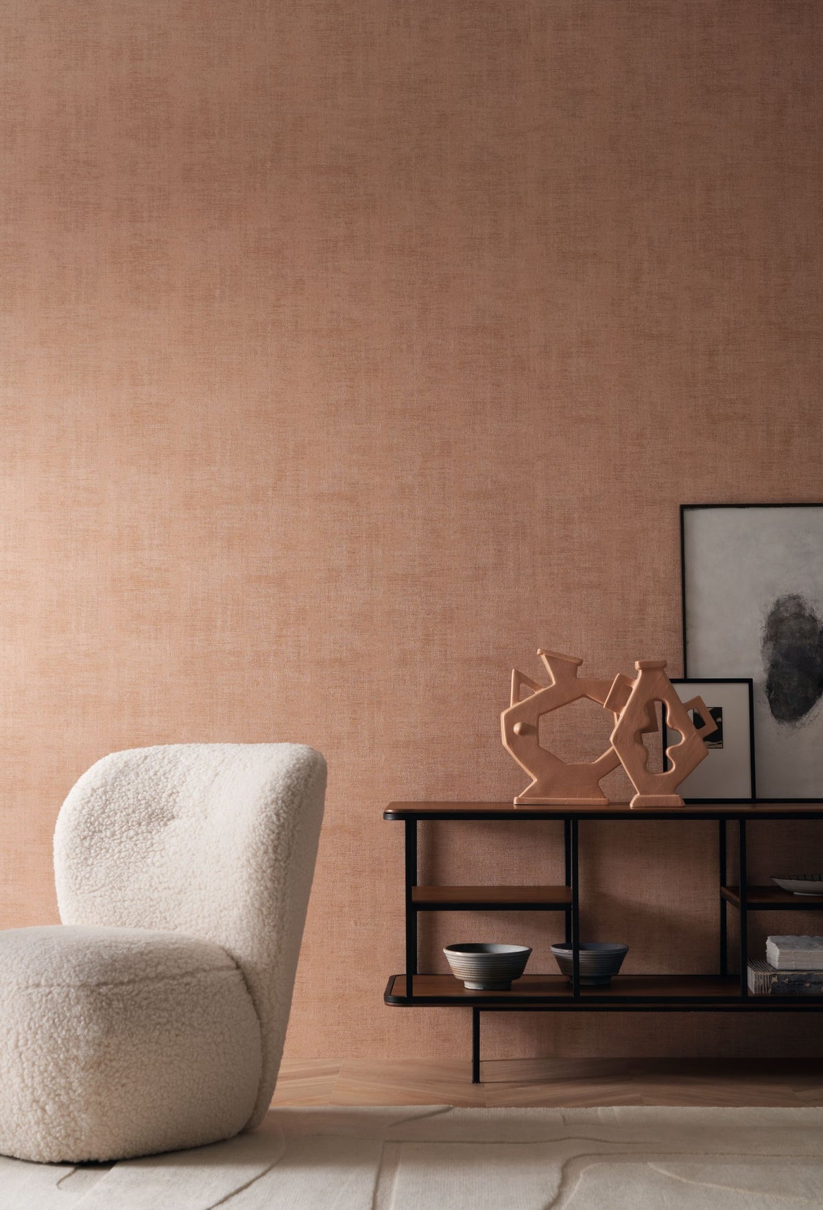 Casamance behang Le Velours 3 Johara 74396696 in interieur