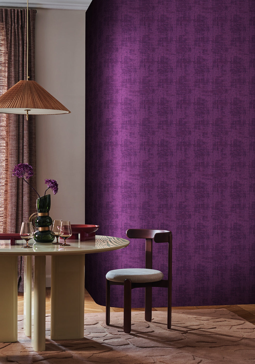 Casamance behang Le Velours 3 Johara 74399044 in interieur
