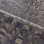 Casamance behang Textures Métalliques Tiznit 74400854 detail