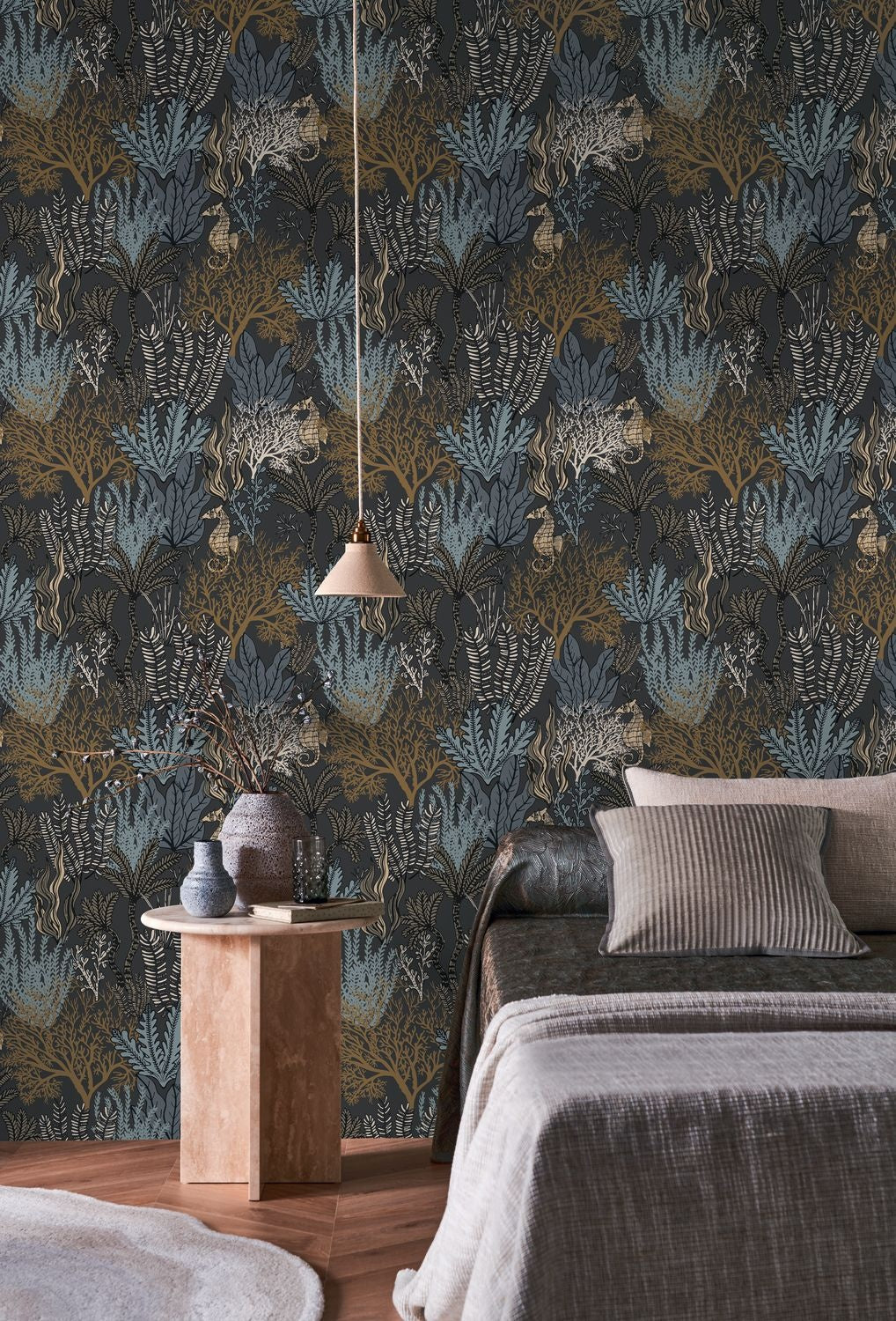 Casamance behang Orphée Posidonie 74700406 detail