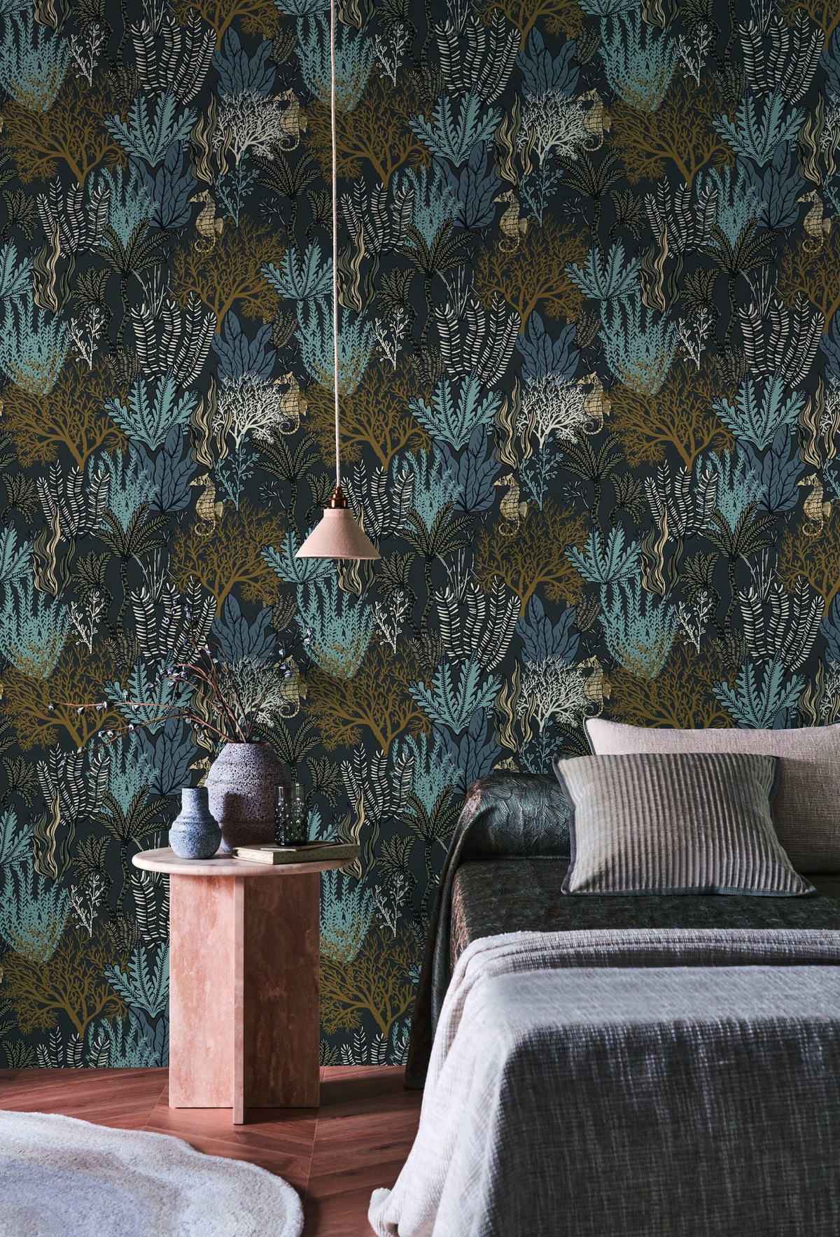 Casamance behang Orphée Posidonie 74700406 in interieur