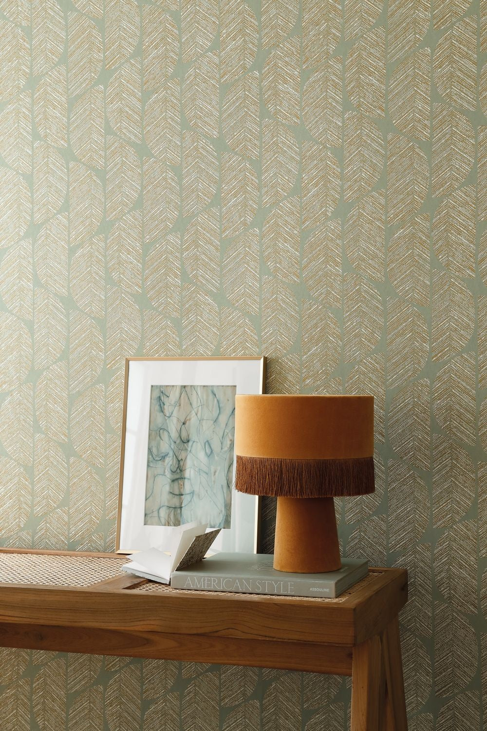 Casamance behang Orphée Abelia 74721122 detail