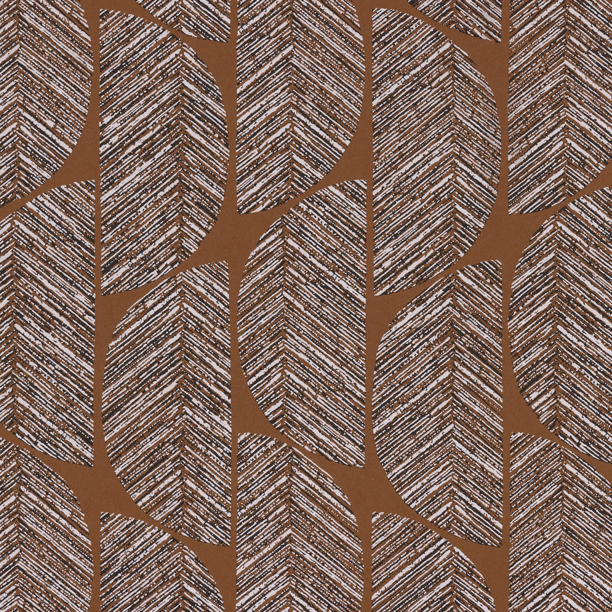 Casamance behang Orphée Abelia 74721224 terracotta
