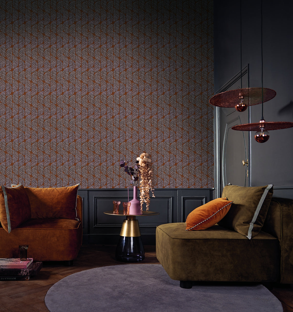 Casamance behang Orphée Abelia 74721224 in interieur