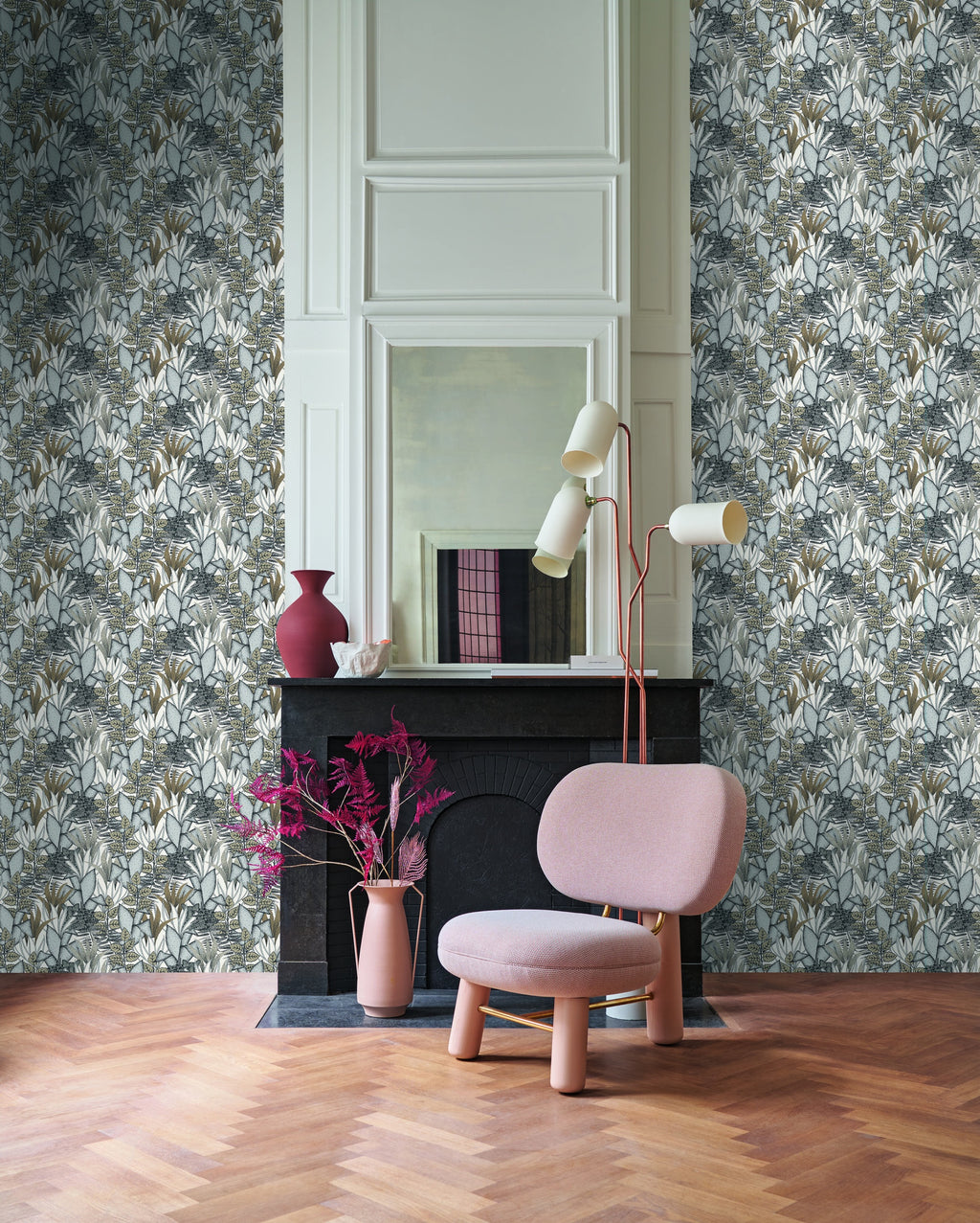 Casamance behang Orphée Tigris 74731530 in interieur