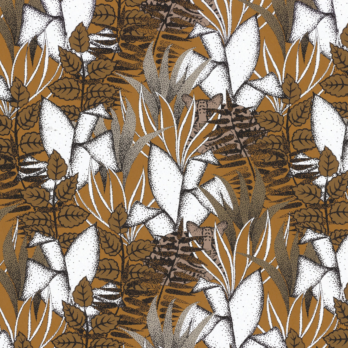 Casamance behang Orphée Tigris 74731632 savane