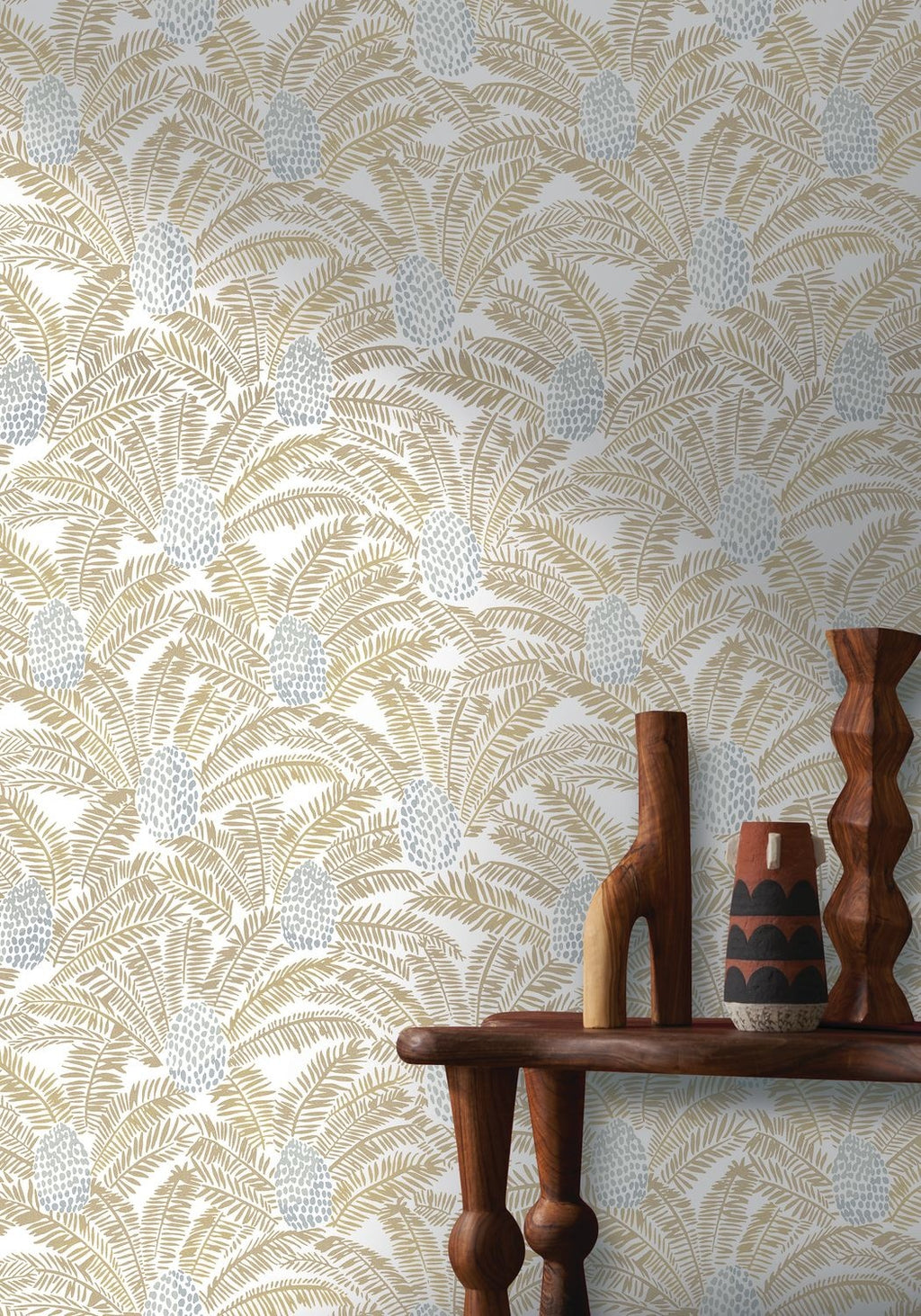 Casamance behang Orphée Palmeta 74742044 detail