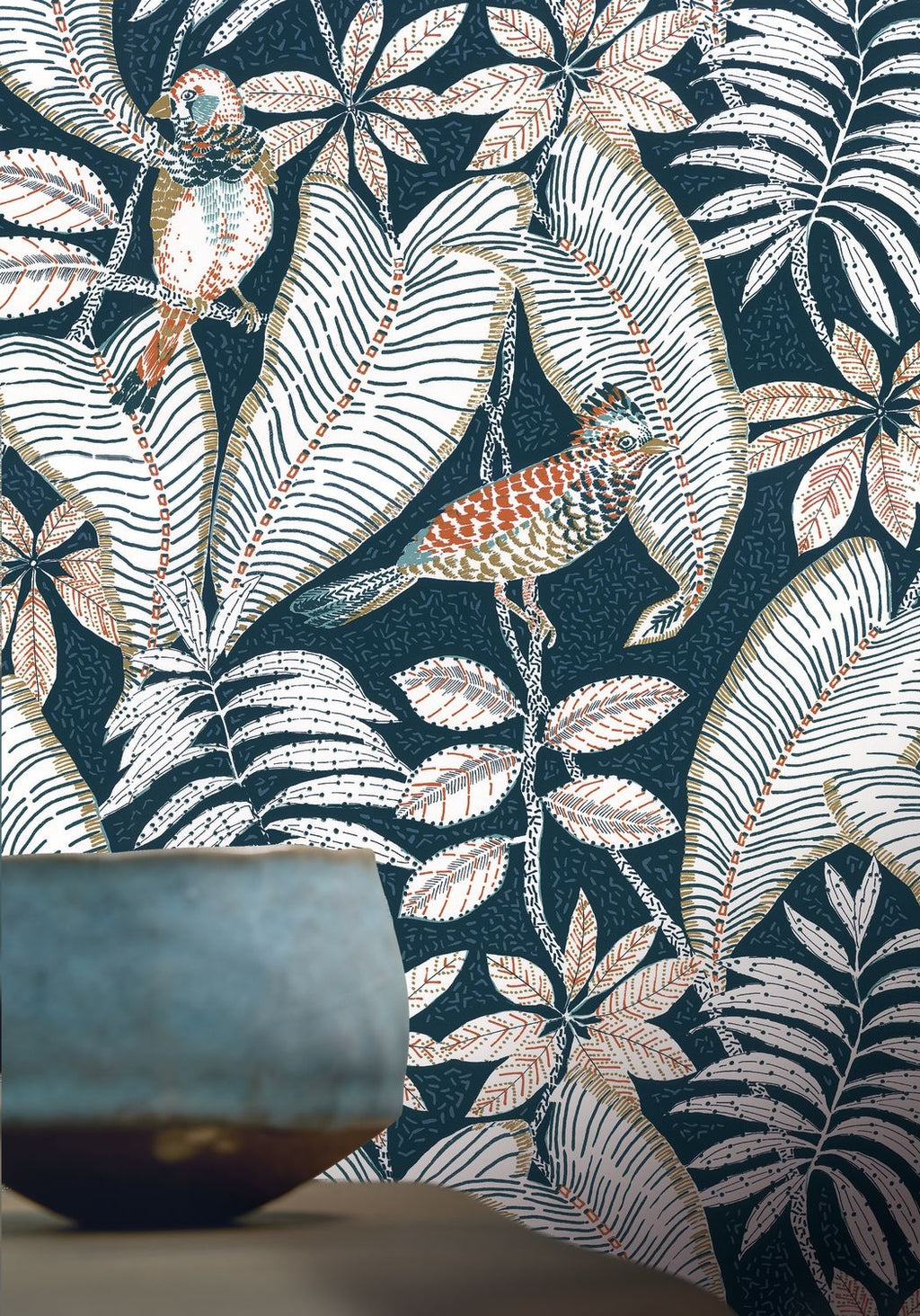 Casamance behang Orphée Sibia 74752352 detail
