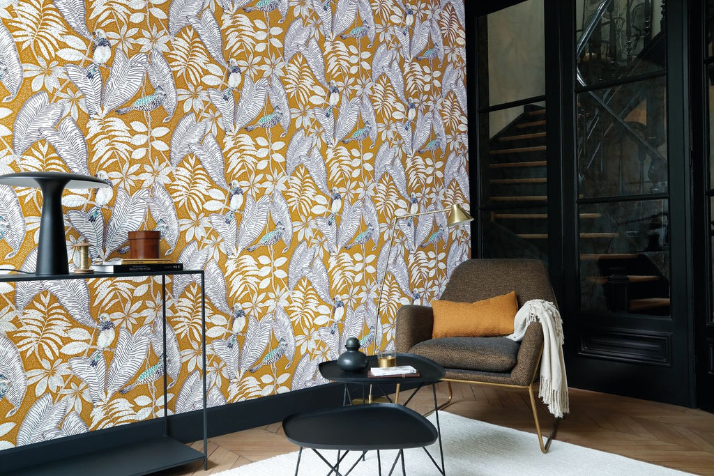 Casamance behang Orphée Sibia 74752454 detail