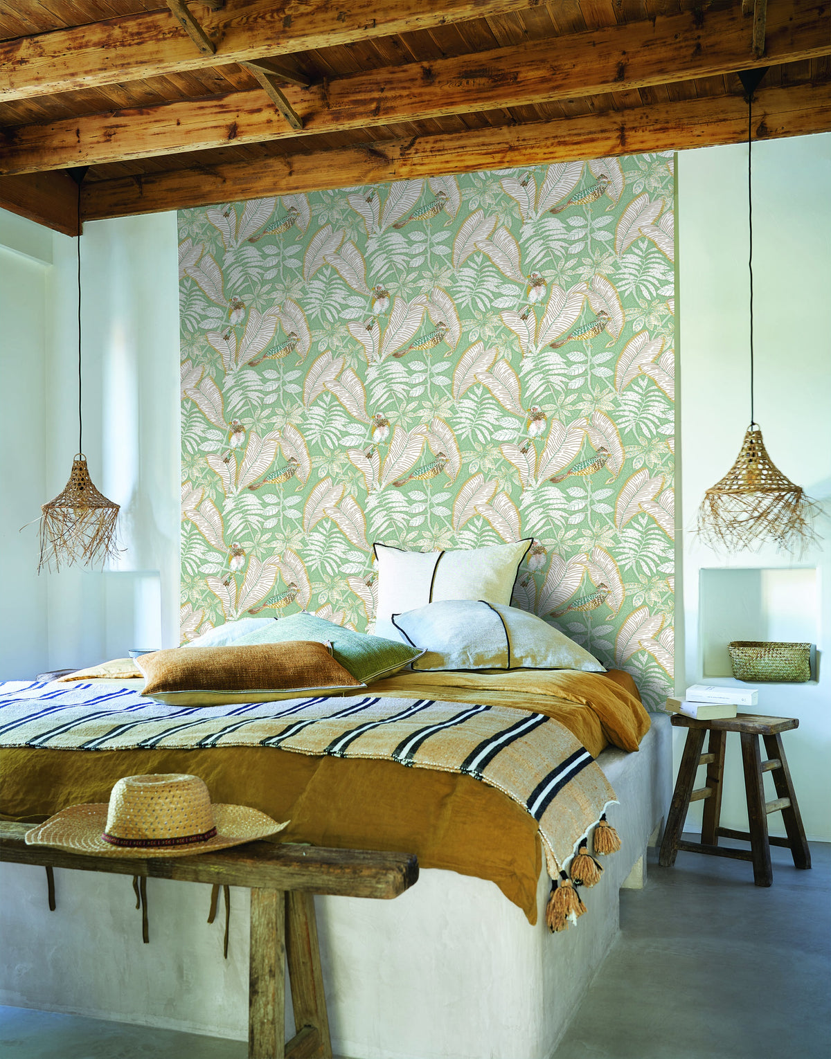 Casamance behang Orphée Sibia 74752556 in interieur