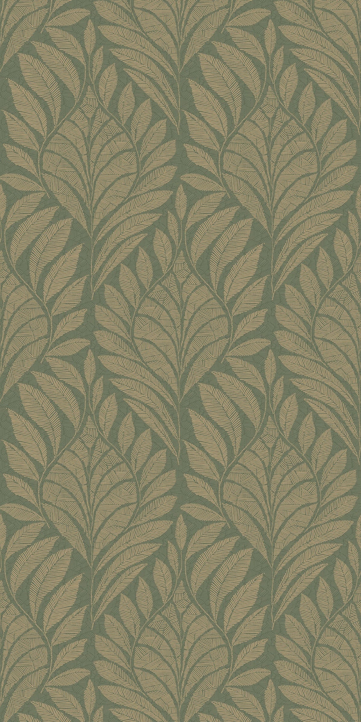 Casamance behang Isadora Gustav 74772752 vert de gris doré